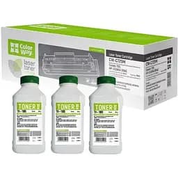 Комплект для друку ColorWay картридж для Canon (725) LBP6000/MF3010 Univ + Тонер TH-1005 3 шт. (CW-C725M/TH-1005)
