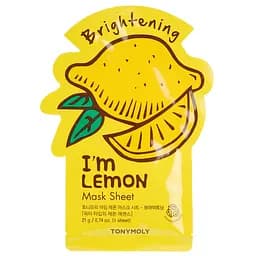 Маска тканинна для обличчя Tony Moly I'm Lemon Mask Sheet Brightening Лимон 21 мл