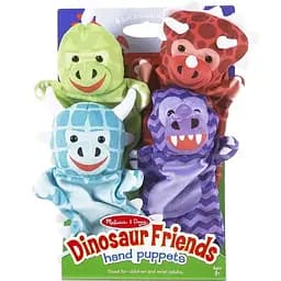 Ляльковий театр Melissa & Doug Динозаври 4 шт. (MD9085)