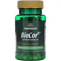 Травні ферменти Swanson BioCor Optimum Complete 90 вегетаріанських капсул (100-21-4593435-20)