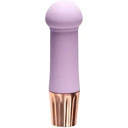 Міні-вібратор Crushious Mellow Puff лавандовий 11 х 3.2 см