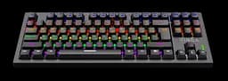 Клавіатура Vinga KBGM-110 Blue Switch RGB Black (KBGM-110 Black)