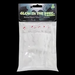 Набір декоративних скелетів Offtop, світяться у темряві, 8 шт. (856127)