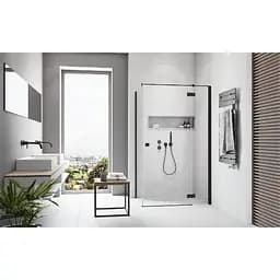 Душова стінка Radaway Essenza New Black KDJ/KDJ+S 80x200 скло прозоре (384051-54-01) - мініатюра 5