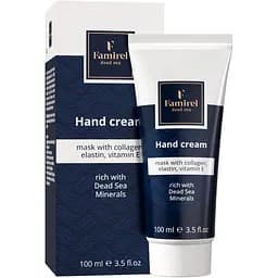 Крем-маска для рук Famirel з мінералами Мертвого моря, колагеном та еластином 100 мл