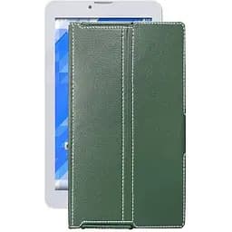 Чохол StatusCASE з екошкіри для планшету Pixus Play V4.0.7 3G Темно-зелений