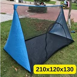 Москітна сітка-намет туристична 210×120×130 см з водонепроникним дном PU3000 мм, складна, захист від комах KT8004002