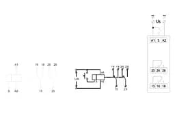 Реле часу на затримку вимкнення NTE9‑B2 AC/DC 12‑240V АСКО‑УКРЕМ (A0010240004) - мініатюра 6