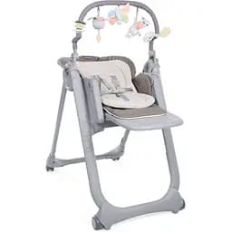 Стільчик для годування Chicco Polly Magic Relax New сірий з бежевим (79502.85)