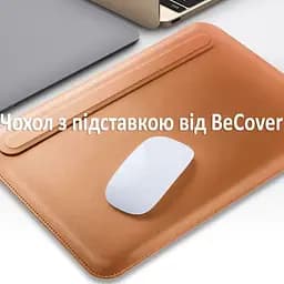 Чохол-сумка BeCover ECO Leather для MacBook 11" Brown (709683) - мініатюра 4