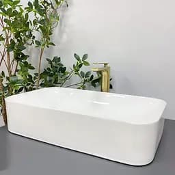 Умивальник VBI Trevi white накладний VBI-012604, Білий - мініатюра 3