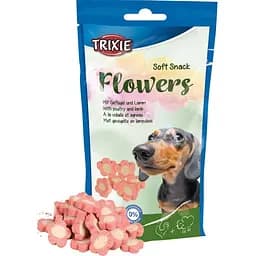 Лакомство Trixie Soft Snack Flowers для собак малых пород и щенков с ягненком и курицей 75 г