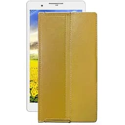 Чехол StatusCASE из экокожи для планшета Impression ImPad 6414 Золотой