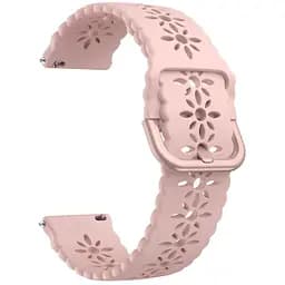 Ремінець Flower для Huawei Watch GT2GT3 42mm - рожевий ширина кріплення 20мм силікон Watchbands (W32-3WB23865409)