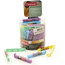 Зажим для пакетів Fissman середній 9 см (7594)