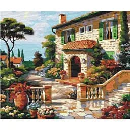 Картина по номерам Brushme Солнечная улица 40x50 см