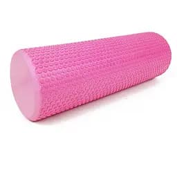 Масажний ролик EasyFit Foam Roller 45 см Рожевий (EF-2030-P)
