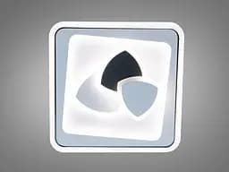 Світильник стельовий LED Diasha 12068 42W, 2310 лм, квадратний 20 см, акрил, мінімалістичний стиль