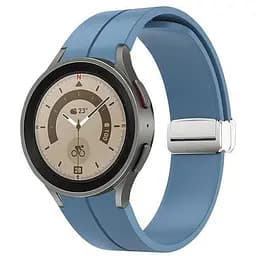 Браслет Cls для Samsung Galaxy Watch 5 - світло-синій ширина кріплення 20мм силікон Watchbands (W15-4WB12312664)