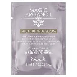 Серум для сяйва світлого волосся Nook RITUAL BLONDE 3 мл
