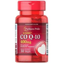 Натуральная добавка Puritan's Pride CO Q10 400 mg, 30 капсул
