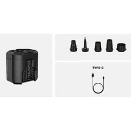 Портативний повітряний насос Flextail Evo Pump 3, 1000 л/хв, чорний - мініатюра 2