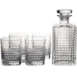 Набір для віскі Luigi Bormioli Mixology Elixir Графин та склянки 5 предметів
