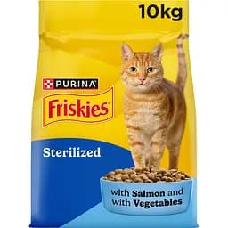 Уцінка. Сухий корм для стерилізованих котів Friskies з лососем, тунцем та овочами 10 кг 