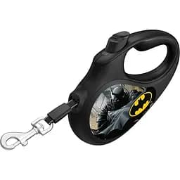 Повідець-рулетка для собак Waudog R-leash Бетмен Чорний, світловідбиваючий, XS, до 12 кг, 3 м, чорний - мініатюра 2