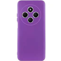 Чехол TPU GETMAN Liquid Silk Full Camera для Xiaomi Redmi 14C / Poco C75 Фиолетовый / Purple