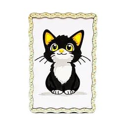 Дитячий набір для розпису по дереву "Котик-мрійник" PuzzleOK Puz-22977 формат А5