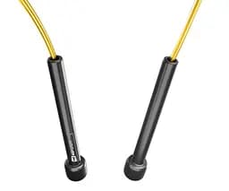 Скакалка Hop-Sport Crossfit NEW з пластиковими ручками HS-P025JR жовта - мініатюра 2