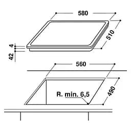 Варильна поверхня електрична Whirlpool AKT 8210 LX - мініатюра 3