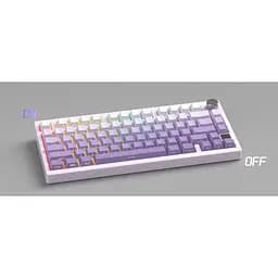 Клавіатура MageGee Light 75 Purple Bird Switch White/Purple (6971969728813) - мініатюра 2