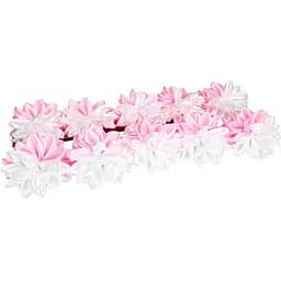 Набір резинок для волосся La-beauty 0108-345, 10 штук, з бантом-квіткою