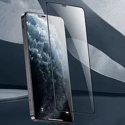 Захисне скло Remax 3D (GL-27) для Apple iPhone 12 Pro / 12 (6.1) Чорний - мініатюра 3