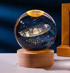Світлодіодна кришталева куля, декоративна універсальна 3D нічниця, кришталева куля - мініатюра 2