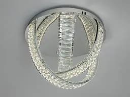 Розкішна стельова кришталева LED-люстра сферичної форми для зали Diasha 578/500CH, 100W, 5500 lm - мініатюра 5