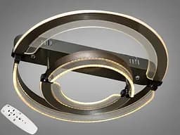 Стельова LED-люстра з пультом, диммером та підсвічуванням Diasha 5219/500+300