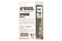 Припій для паяння Mastertool ПІС 61% x 1 мм x 100г котушка - мініатюра 4