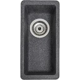 Гранітна кухонна мийка Romzha Mira U-160 Grafit (201) під стільницю