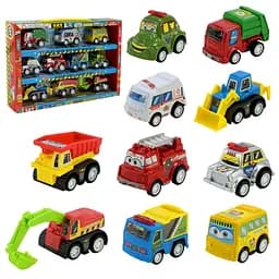 
Ігровий набір машинок Mini Cartoon Car 5857 у наборі 10 шт