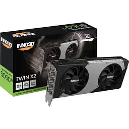 Видеокарта Inno3D RTX 5060 Ti Twin X2 16GB (N506T2-16D7-191073N) UA [133871]