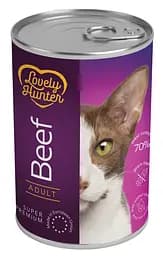 Вологий корм для дорослих кішок з яловичиною Lovely Hunter Adult with beef, 400 г
