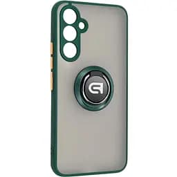 Чохол ArmorStandart Frosted Matte Ring для Samsung Galaxy A54 5G (A546) Dark Green (ARM68359)