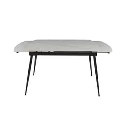 Стіл Vela 110-170x75 white marble matt - мініатюра 3