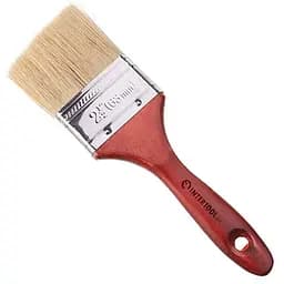 Пензель малярський плоский Intertool англійський 2.5" KT-1063