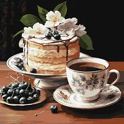 Картина по номерам "Фруктовая сладость" KHO5681 40 x 40