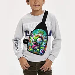 Сумка через плечо детская Растения против зомби 29х17 см сумка слинг для мальчика (02151)