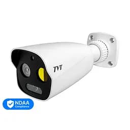 Тепловізійна IP-відеокамера TVT TD-5422E1-VT(7/PE) Thermal 256x192 f=7mm Optical 5Mp f=8mm (77-00315) - мініатюра 1